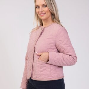 Jessica Graaf Quilted Jacket – Pink